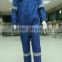 blue with foil silver printed stripe anti-static Nomex Fire Resistant cotton Clothing Coverall