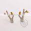 925 sterling solid silver tree plant mix color branch leaf earring stud fashion women earrings 6730610