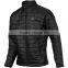 High quality foldable softshell leather down jacket