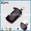 Silver 19mm tail leather coated metal clasp for purse and bracelet