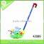 China wholesale hot item plastic cartoon toy Kangaroo hand push toy for kids