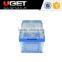 Factory Directly Sales side door lid foldable collapsible plastic crate