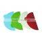 4 Pcs/set Fashion Design Round Fold Plastic Chopping Board