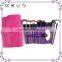 fashionable purple handle 24pcs cosmetic makeup brushes set private label