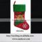 cheaper handmade christmas decoration stocking with reindder