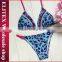 2017 Newest blue spot sexy print wholesale swimwear CK354