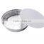 Disposable Round Aluminium Foil Container /Foil cake pan/Foil Flan Dishes
