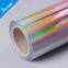 High quality hologram heat transfer vinyl 50cm*25m one roll