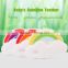 2017 Latest item fashion design silicone baby rugby teether