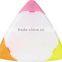 Triangle Wave Highlighter Pen/triangle Shape Items/Capsule Pill Shaped Highlighters/highlighter Pen/multi Colored Highlighter