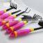 Pink 6 Piece Garden Tool Set - Trowel, Rake, Cultivator, Rakes & More! GIFT SET