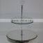 acrylic beaded beveled mirror cake plate dessert rack