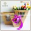 Craft paper flower bag