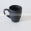 Black promotional ceramic coffee mug