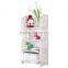 Wood plastic plate 4 Tier Modern Storage Organization Rack and display rack