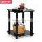 Simplistic End Table Set of 2 MDF wooden coffee table with glossy finished side tbale