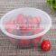 disposable take away plastic salad bowl food container for pinic