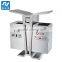 stainless steel metal outdoor garbage urban dust bin