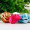 satin ribbon artificial rose flower