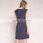 Free Shipping the Most Popular Elegant Back Zip and Belt Woman Shift Dress