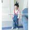 S17656A Classic spring autumn children's jeans overalls