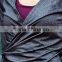 2016 Fashion wholesale Gray Bandage Surplice Neck Chinlon Cropped Jacket for womens