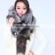 Noble and Match for fox fur garment /Fox Fur Scarf/Wholesale And Retail Shawl