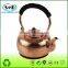 2017 Heavy Gauge 1mm Thick Hammered Copper Tea Pot Kettle Stovetop Teapot