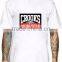 T Shirt Men Crooks & Castle Time Is Money Letter Fashion White Tee Short Sleeve Tops Summer Style