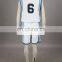 Made Kuroko's Basketball Daiki Aomine Teiko Middle School's basketball team Uniform White Number 6 Cosplay Costume