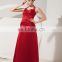 Sexy Halter Sleeveless Evening Gowns Backless Floor Length Zipper Ruched Mother Of The Bride Dress