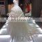 Sponge Cake Off-Shoulder Wedding Gown Backless Floor-length With Sweep Train Wedding Dress 2016