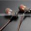 New Design High Bass Durable Crystal Cable Mobile Phone Headset for Iphone Samsung