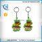 Promotional gifts wholesale keychain 3d pvc rubber keychain key ring