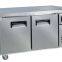 Stainless steel Digital temperature 2-Doors Work table chiller for commercial use