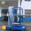 7LSJLI Shandong SevenLift 6m aluminum portable Single column easy loading tilt back Spider lift