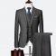 High End Men's Suit Three Piece Panchromatic Business Suit Set Can be Customized