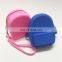 Women'Promotion Gift Silicone Coin Bag Young Ladies Wallet Creative small backpack coin purse