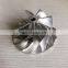 TD05H reverse 54.56/70.01mm 7+7 blades high performance turbo milling/aluminum 2618/billet turbo compressor wheel