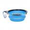 High Quality Durable Using Custom Logo Colourful Dog Folding Bowl
