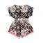 Girls Jumpsuit Kids Floral Romper Baby Knitted Romper