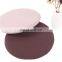 Custom pink chair pad round stool cushions round rattan outdoor home chair seat cushion with memory foam filling