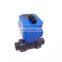 Ecofriendly CTF-001 11/2" 2" pvc shut off ball valve electric flow control valve for farm irrigation system
