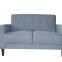 Hot sell Modern sofa-Linen cover, solid wood legs, 2 seater YF121