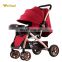 aluminum frame luxury prams 3 in 1 baby strollers wholesale