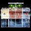 MT-012 Acrylic Fish Tank With  LED Light Mini Pump USB Type Fish tank Filter Aquarium