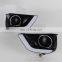 Led drl daytime running light for Toyota vios 2014 2015 2016 fog lamp daylight