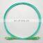 FTTH sm 9/125 scapc 3.5m auqa optic jumper 1.6mm 2.0mm 3.0mm G657A2 white sc simplex fiber patch cord