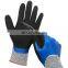 Blue Sandy Nitrile HPPE Sand Blasting Gloves