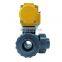 valve pneumatic three way control triple union plastic 3 way pvc pneumatic ball valve for water air